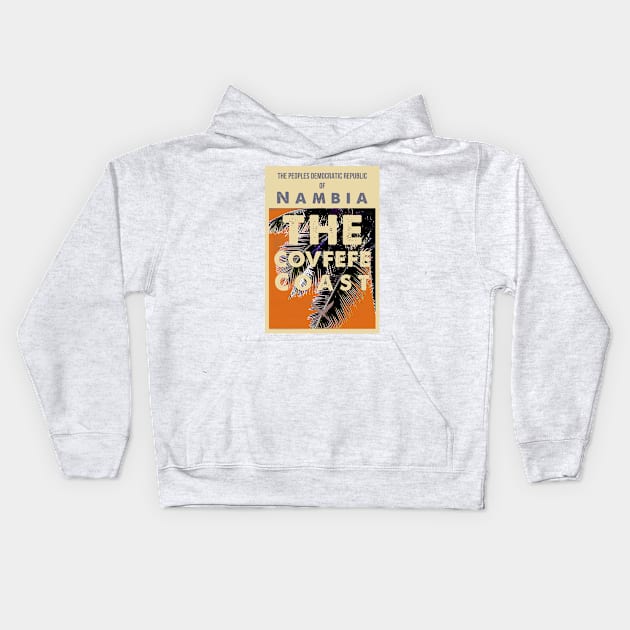 The Covfefe Coast palms Kids Hoodie by Dpe1974